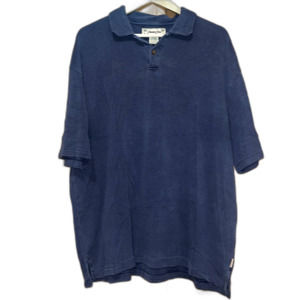 Jamaica Jaxx Silk Cotton Blend Men's XXL Casual Work Attire Blue Shirt Beach